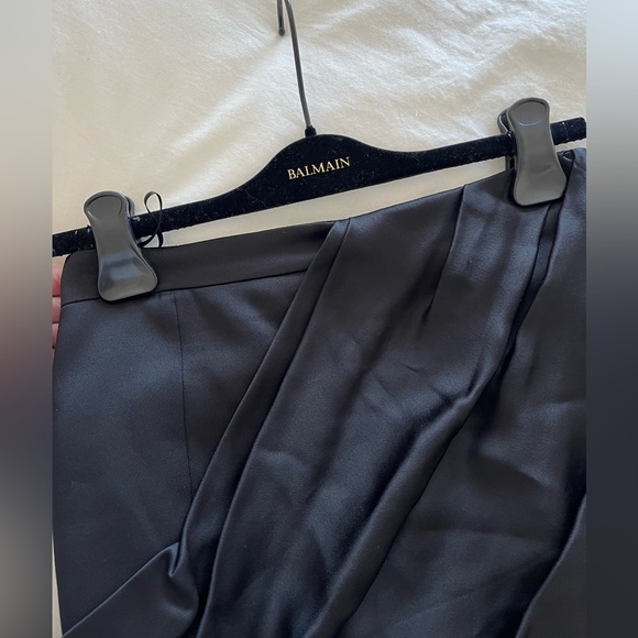Balmain satin draped skirt - Picture 2 of 6